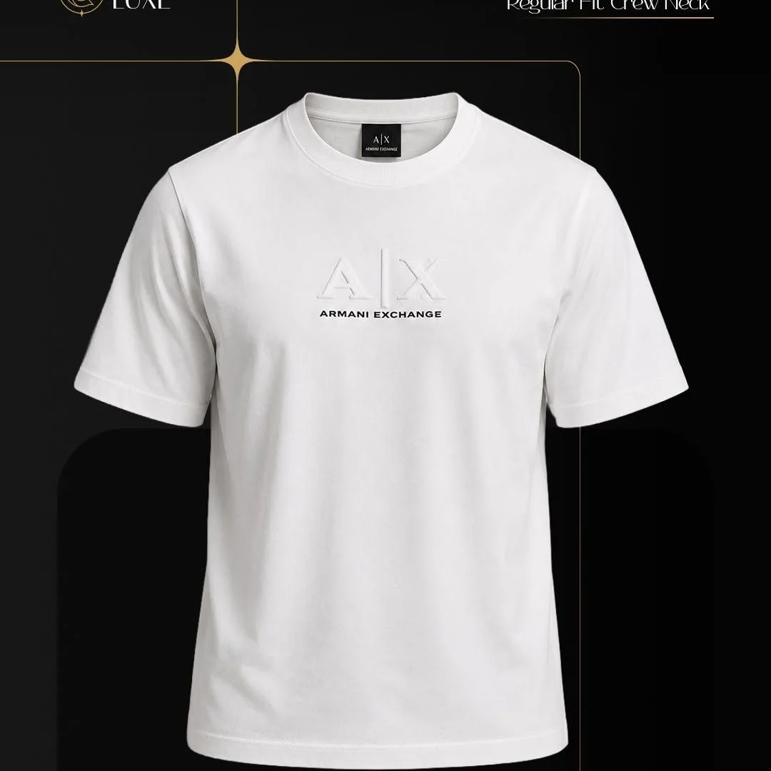 Armani Exchange Regular Fit Crew Neck T-Shirt