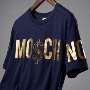 Moschino Gold Foil Studded Dollar